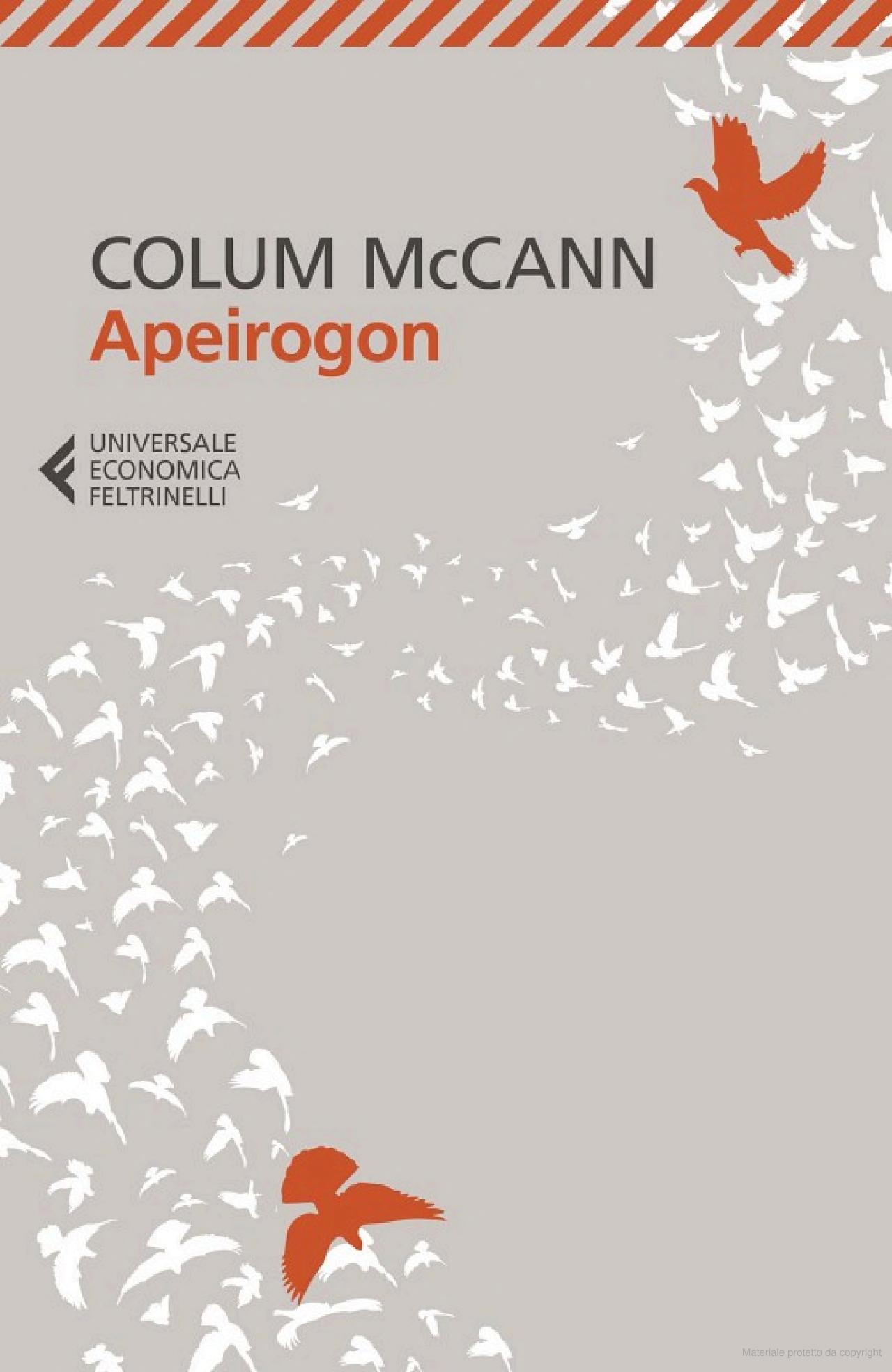 Copertina del libro Apeirogon di Colum McCann pubblicato da Feltrinelli