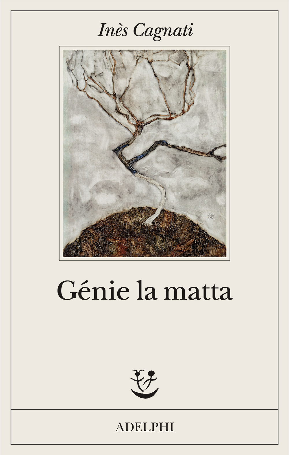 Copertina del romanzo Génie la matta di Inès Cagnati pubblicato da Adelphi