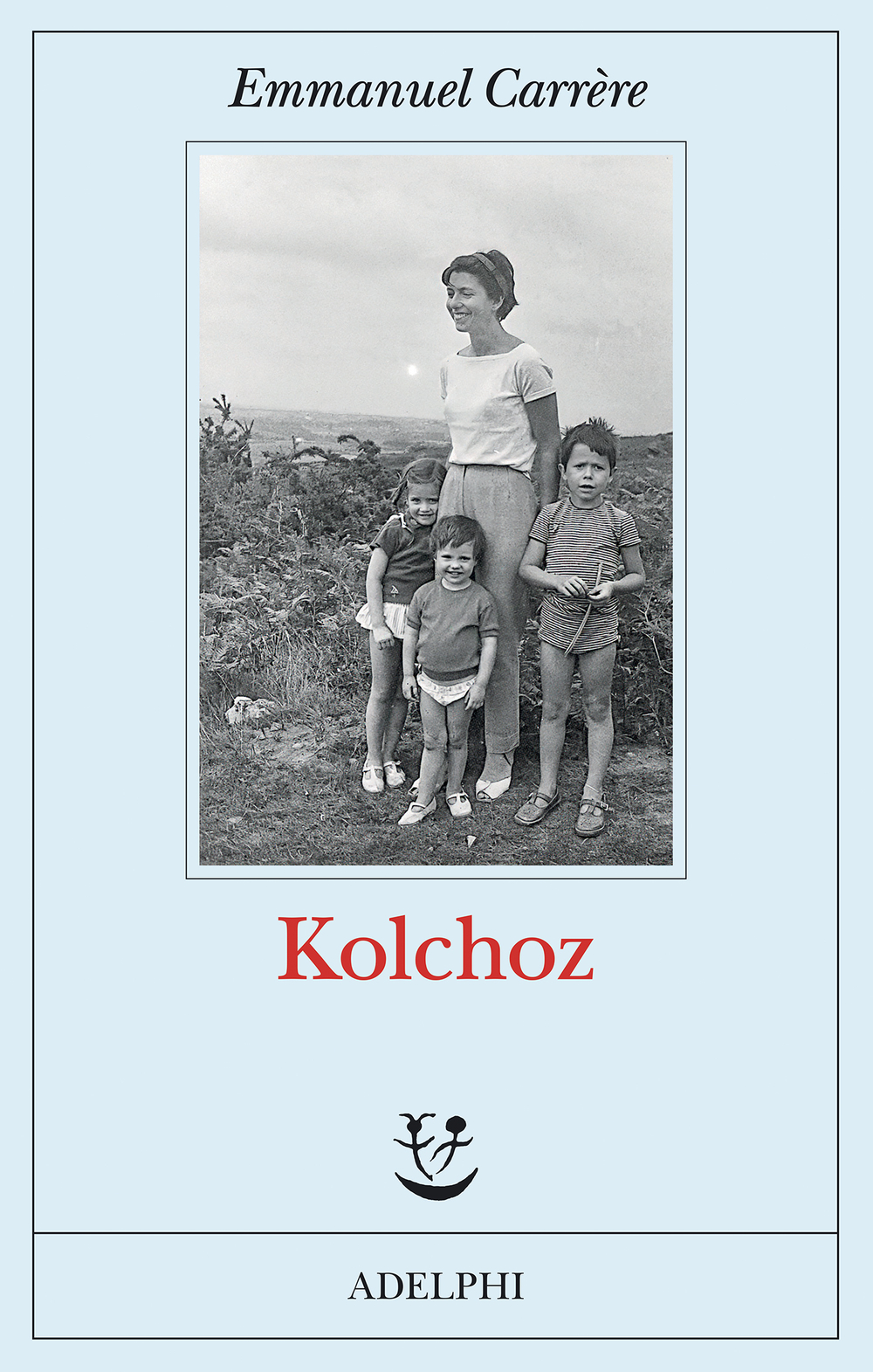 Copertina del libro Kolchoz di Emmanuel Carrère edito da Adelphi