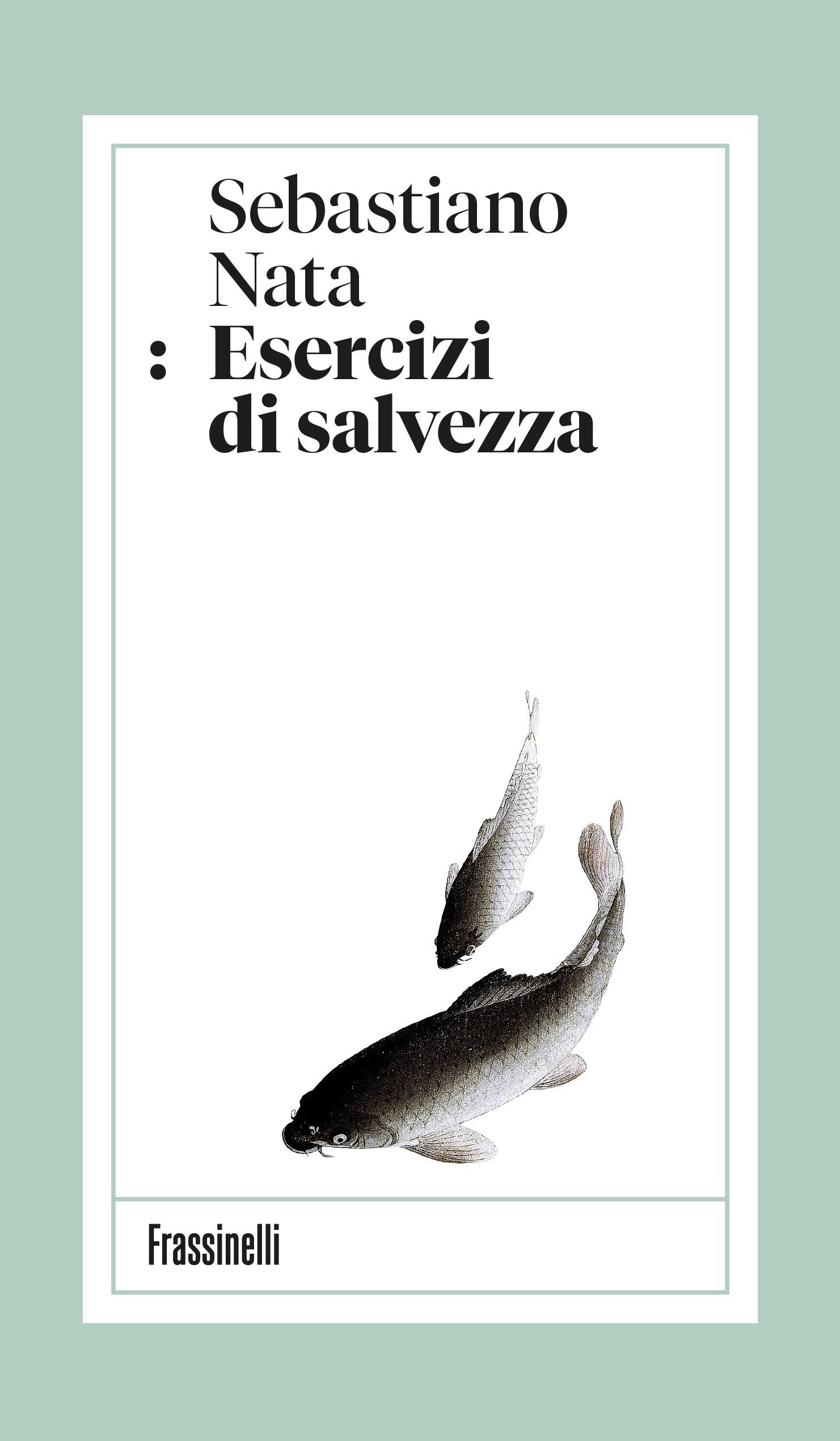 Copertina del romanzo Esercizi di salvezza di Sebastiano Nata pubblicato da Frassinelli